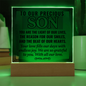 HeartWork - Acrylic Square Plaque - Son Light of Our Lives