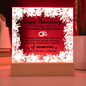 HeartWork - Acrylic Square Plaque - Happy Anniversary Floral