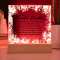 HeartWork - Acrylic Square Plaque - Daughter New Chapter