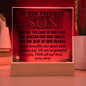HeartWork - Acrylic Square Plaque - Son Light of Our Lives