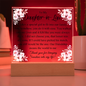 HeartWork - Acrylic Square Plaque - Daughter-In-Law Special Girl