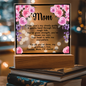 HeartWork - Acrylic Square Plaque - Mom Cherish You