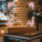 HeartWork - Acrylic Square Plaque - Daughter-In-Law Special Girl