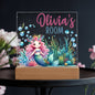 HeartWork - Acrylic Square Plaque - Mermaid Room (Personalized)