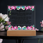 HeartWork - Acrylic Square Plaque - Husband Can't Live Without You
