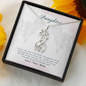 HeartStrings - Giraffe Necklace - Daughter Gift of You