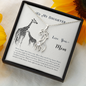 HeartStrings - Giraffe Necklace - To My Daughter Never Forget That I Love You