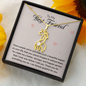 HeartStrings - Giraffe Necklace - Best Friend Beautiful Impact