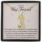HeartStrings - Giraffe Necklace - Best Friend Beautiful Impact