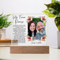 HeartWork - Acrylic Square Plaque - My Forever Promise (Personalized)