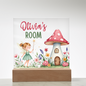 HeartWork - Acrylic Square Plaque - Fairy Room (Personalized)