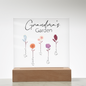 HeartWork - Acrylic Square Plaque - Grandma's Garden (Personalized)