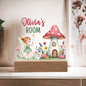 HeartWork - Acrylic Square Plaque - Fairy Room (Personalized)
