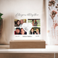HeartWork - Acrylic Square Plaque - Love Map & Photos (Personalized)