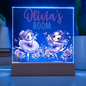 HeartWork - Acrylic Square Plaque - Ballerina Room (Personalized)