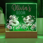 HeartWork - Acrylic Square Plaque - Ballerina Room (Personalized)