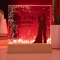HeartWork - Acrylic Square Plaque - Mr & Mrs Wedding Date (Personalized)
