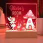 HeartWork - Acrylic Square Plaque - Fairy Room (Personalized)