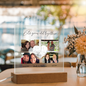 HeartWork - Acrylic Square Plaque - Love Map & Photos (Personalized)