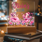 HeartWork - Acrylic Square Plaque - Ballerina Room (Personalized)