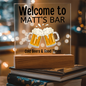 HeartWork - Acrylic Square Plaque - Bar Sign Cold Beer Good Times (Personalized)