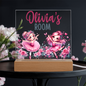 HeartWork - Acrylic Square Plaque - Ballerina Room (Personalized)