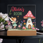 HeartWork - Acrylic Square Plaque - Fairy Room (Personalized)