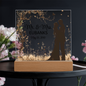 HeartWork - Acrylic Square Plaque - Mr & Mrs Wedding Date (Personalized)